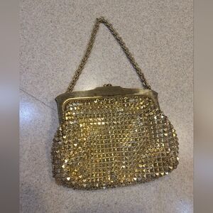 Whiting & Davis Vintage Gold Mesh Purse